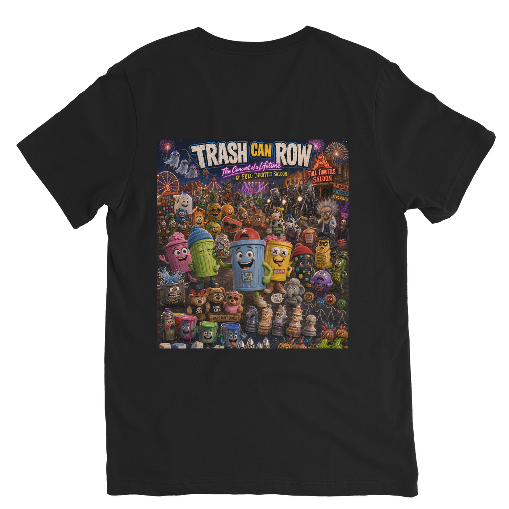 Trash Can Row: Concert for a Lifetime – Classic V-Neck T-Shirt