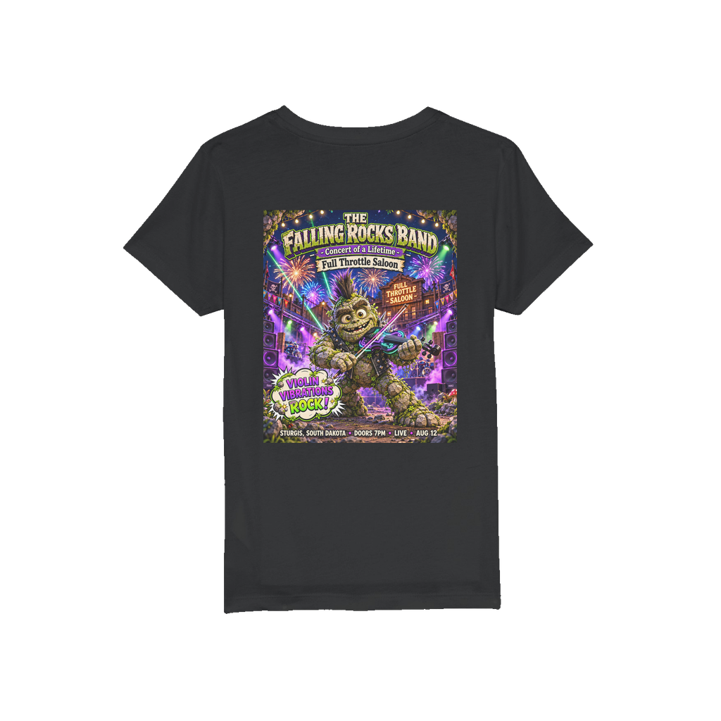 Falling Rocks COllection Organic Jersey Kids T-Shirt