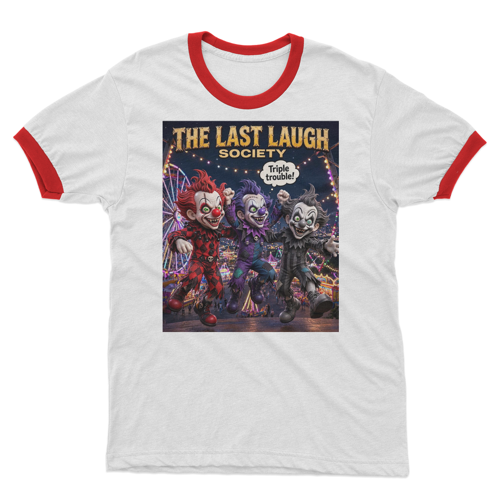 The Last Laugh Society Adult Ringer T-Shirt