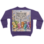 Trash Can Row Classic Kids Sweatshirt
