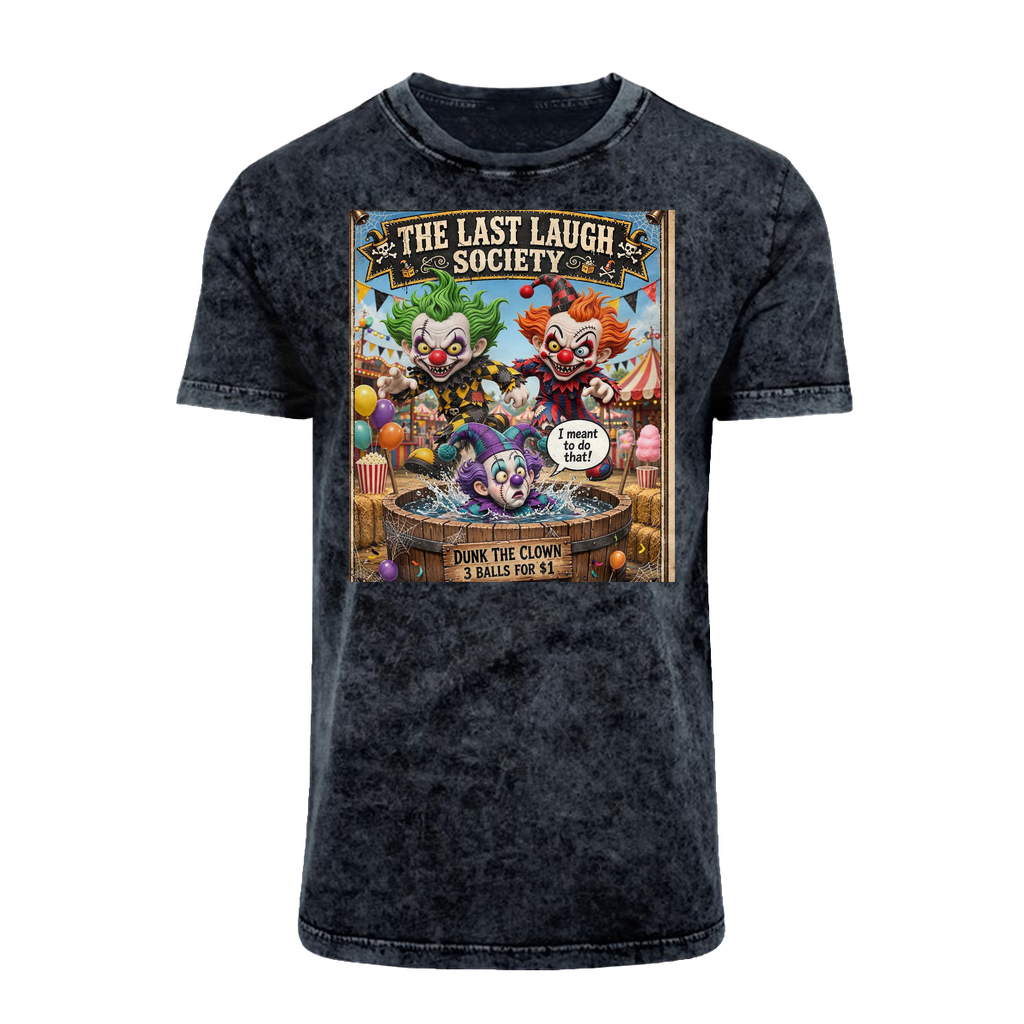 The Last Laugh Society Acid Washed T-Shirt