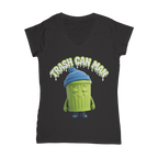 TRASH CAN MAN Classic Women's V-Neck T-Shirt