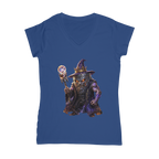 angry can man Classic Women's V-Neck T-Shirt