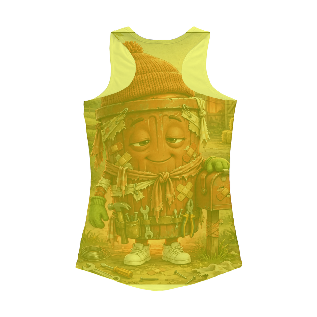 Trash Can Row – Women Performance Tank Top