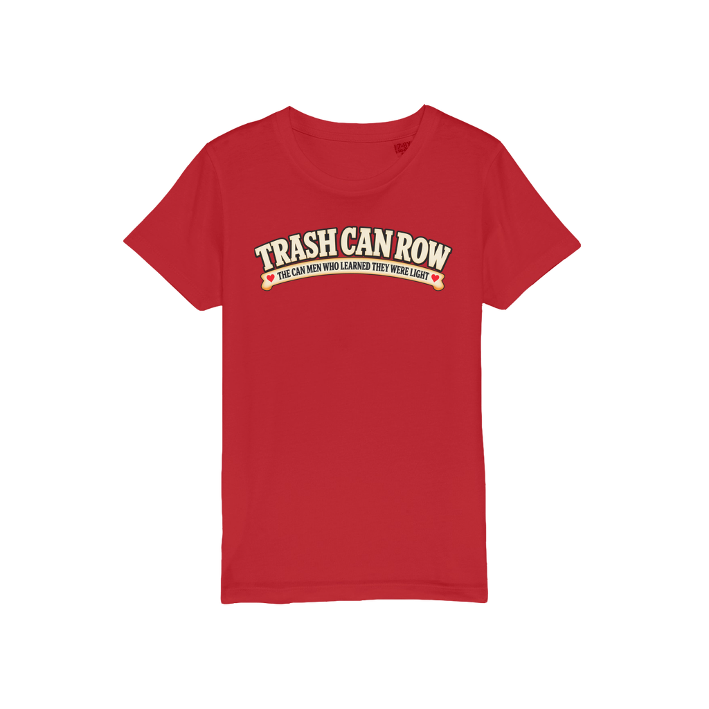Trash Can Row Organic Jersey Kids T-Shirt