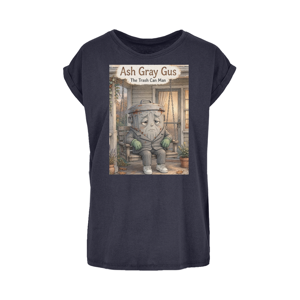 Trash Can Row Women's Extended Shoulder T-Shirt XS-5XL