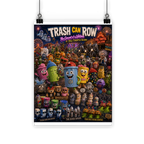 Trash Can Row CONCERT FOR A LIFETIME Classic Poster