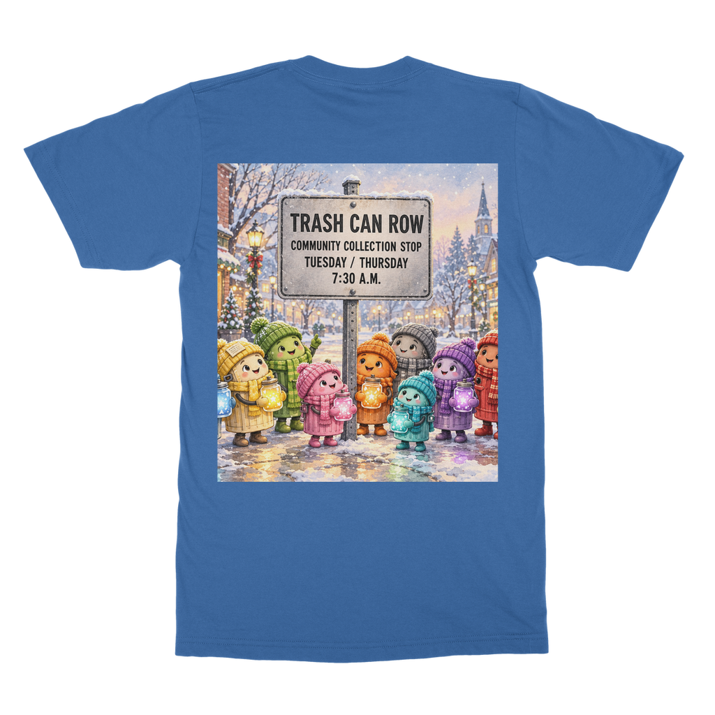 Trash Can Row – Classic Adult T-Shirt