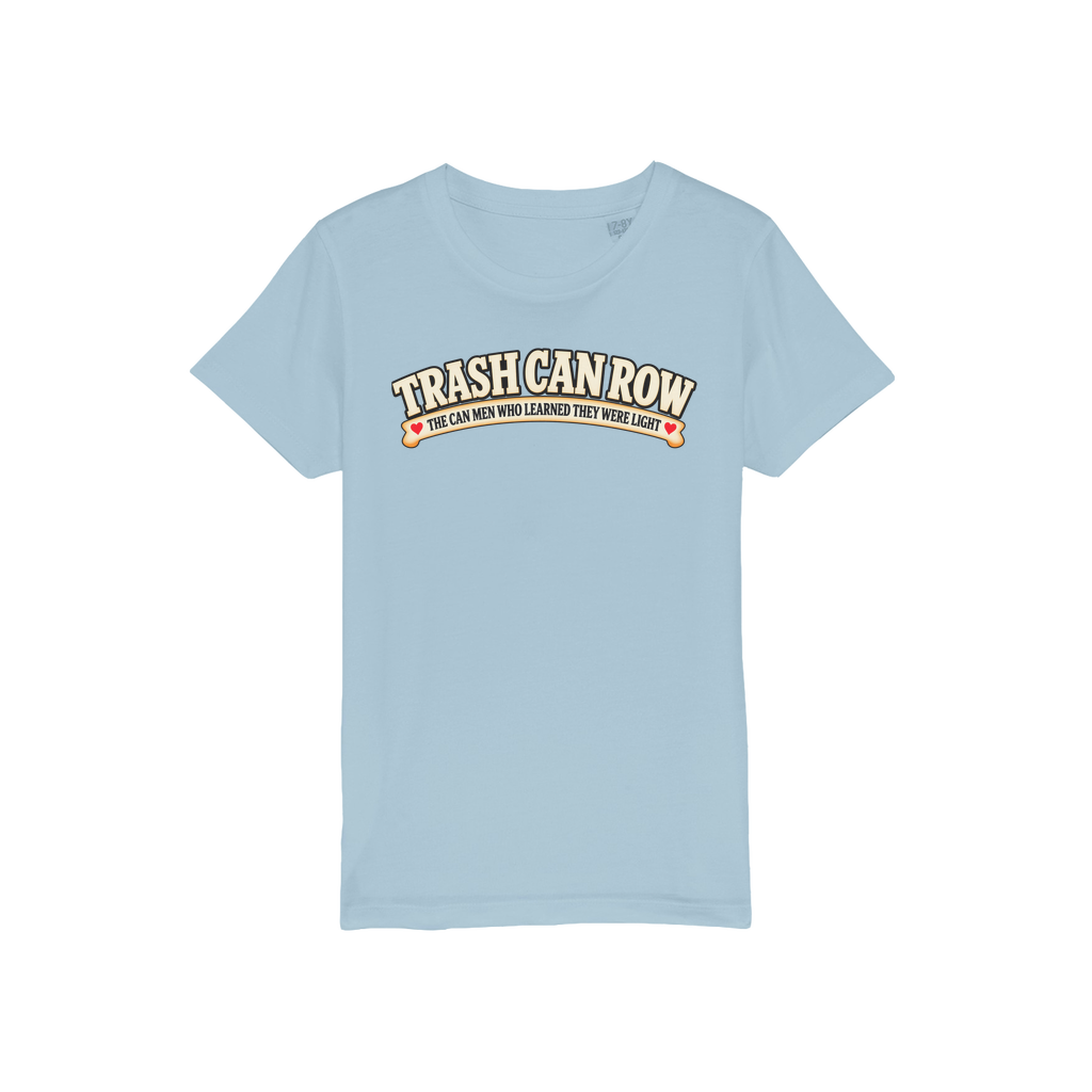 Trash Can Row Organic Jersey Kids T-Shirt
