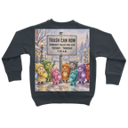 Trash Can Row Classic Kids Sweatshirt