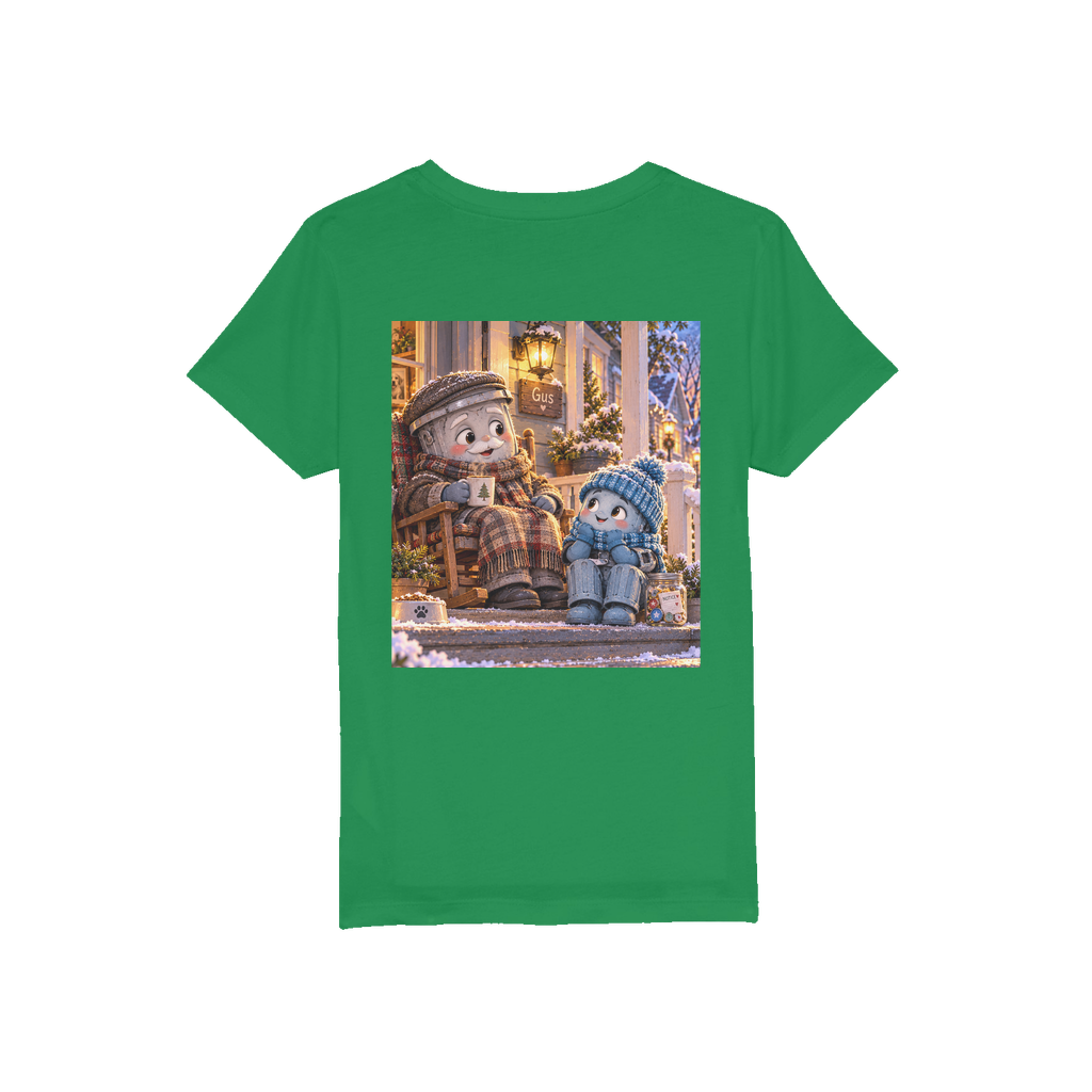 Trash Can Row Organic Jersey Kids T-Shirt