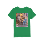 Trash Can Row Organic Jersey Kids T-Shirt