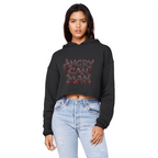 ANGRY CAN MAN 2.0 Cropped Raw Edge Boyfriend Hoodie
