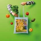 Trash Can Row Shopper Tote Bag