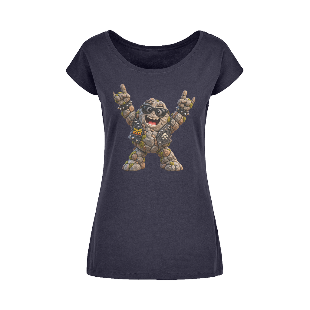Falling Rocks COllection Wide Neck Womens T-Shirt XS-5XL