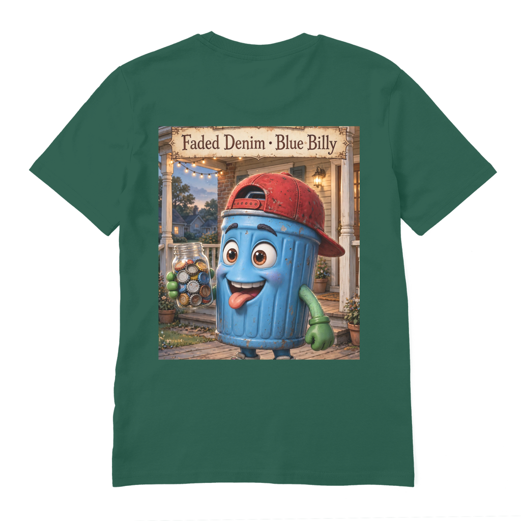 Trash Can Row Premium Organic Adult T-Shirt
