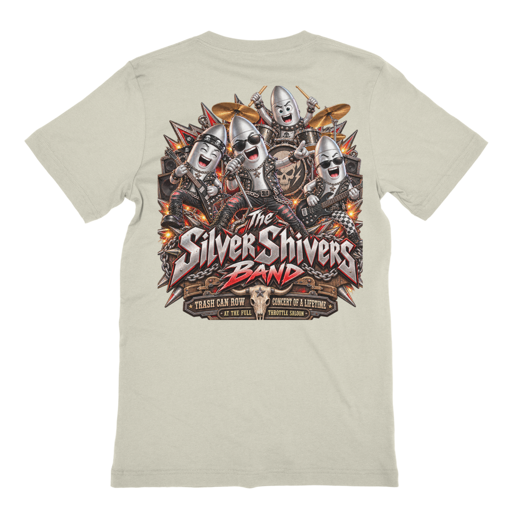 The Silver Shivers Band Premium Jersey Adult T-Shirt