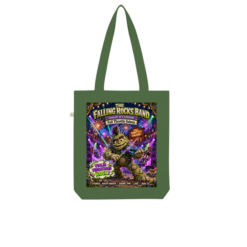 Falling Rocks COllection Organic Tote Bag