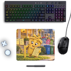 Trash Can Row Mouse Pad