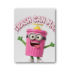TRASH CAN MAN Premium Stretched Canvas