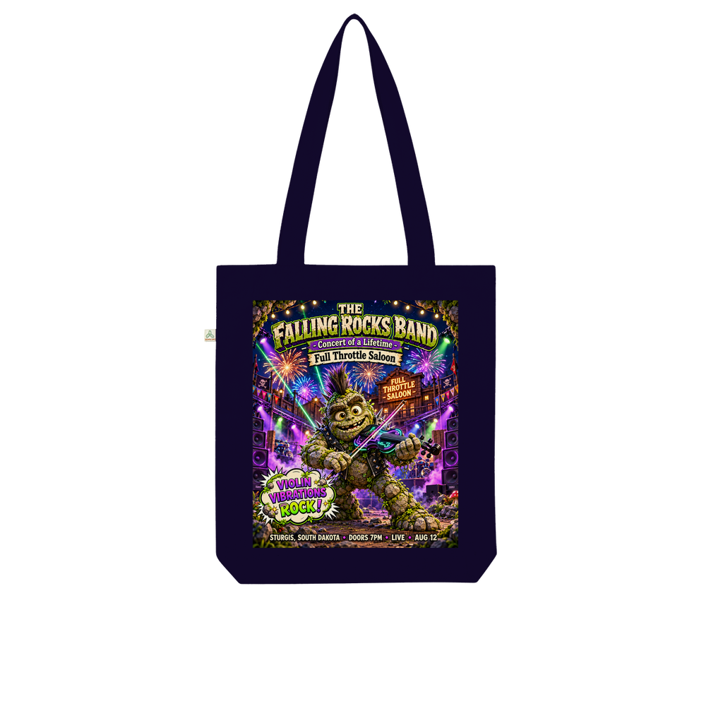 Falling Rocks COllection Organic Tote Bag