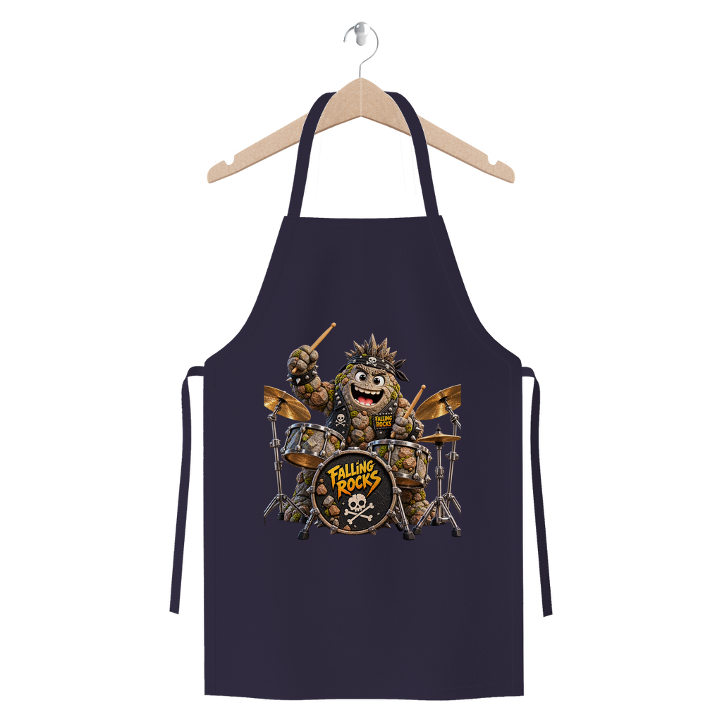 Falling Rocks COllection Premium Jersey Apron