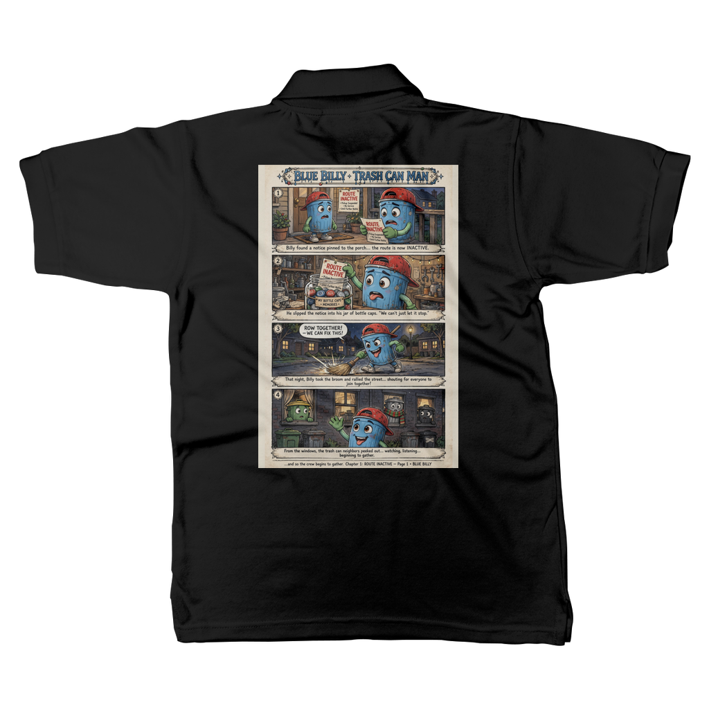 Trash Can Row Classic Adult Polo Shirt