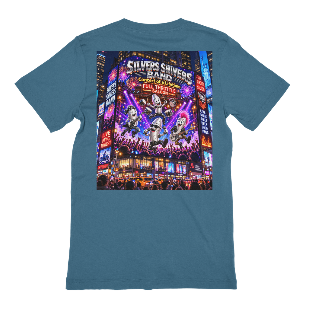 The Silver Shivers Band Unisex Cotton T-Shirt