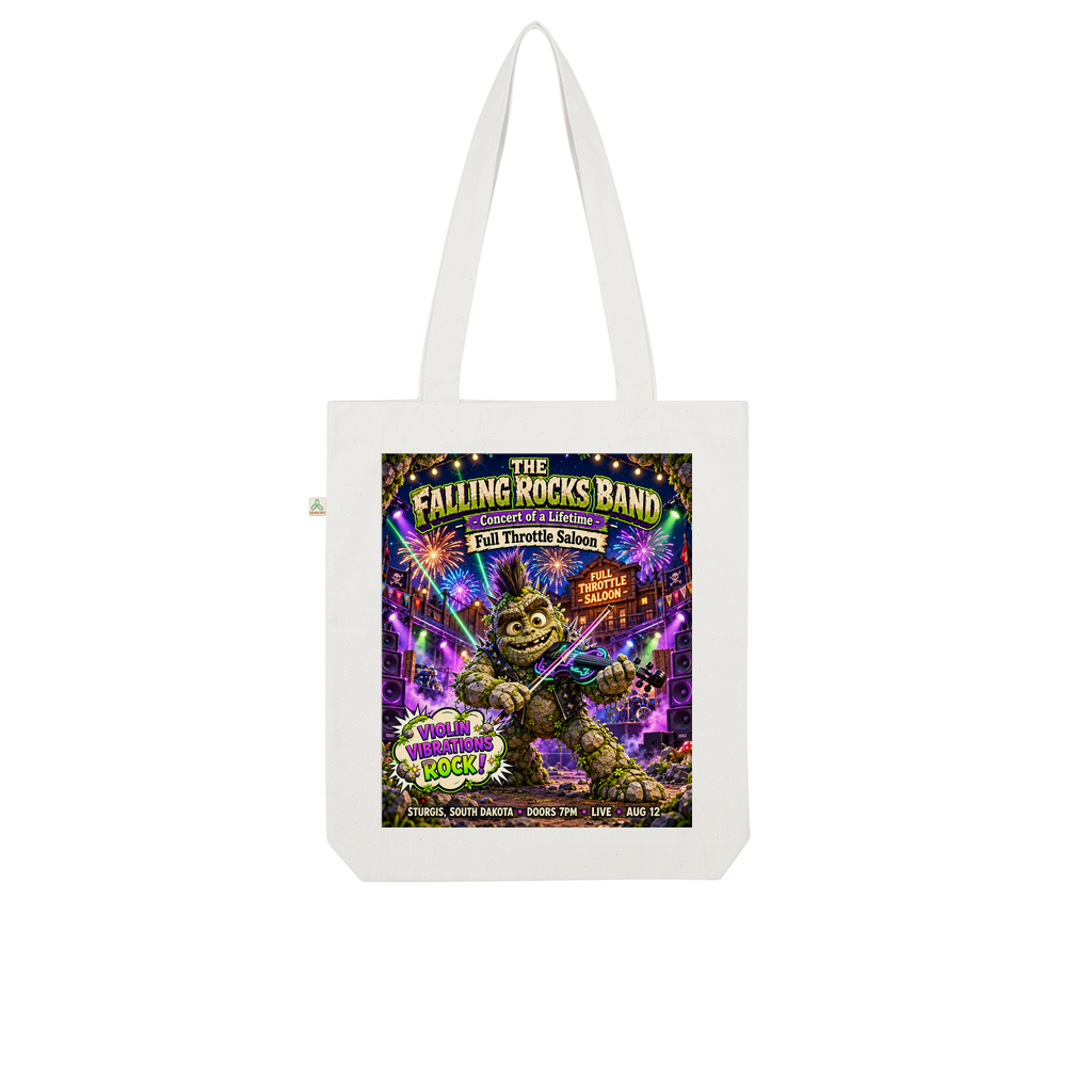 Falling Rocks COllection Organic Tote Bag