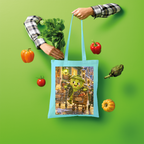 Trash Can Row Shopper Tote Bag