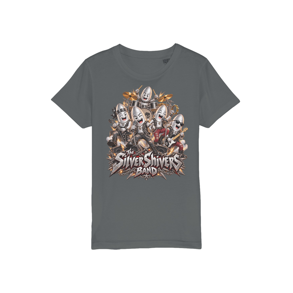 The Silver Shivers Band Organic Jersey Kids T-Shirt