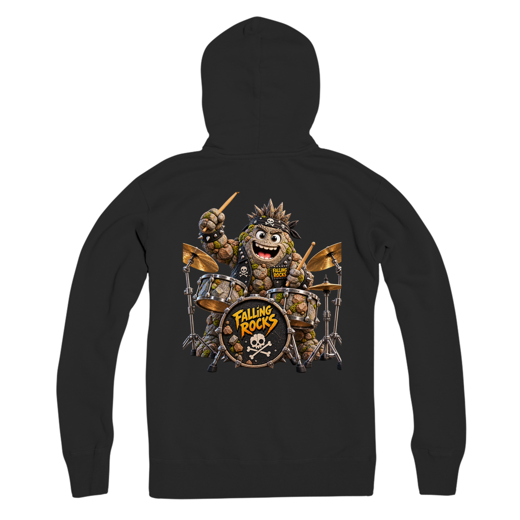 Falling Rocks COllection Premium Adult Zip Hoodie