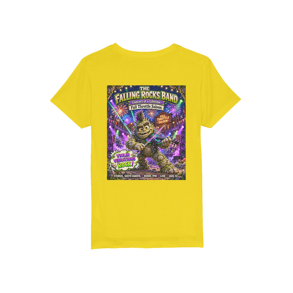 Falling Rocks COllection Organic Jersey Kids T-Shirt