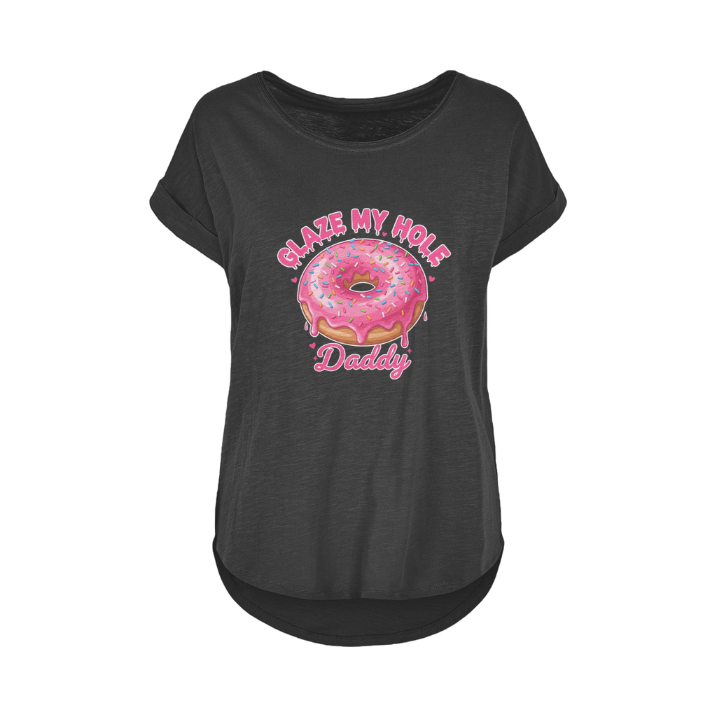 AOC Women's Long Slub T-Shirt XS-5XL