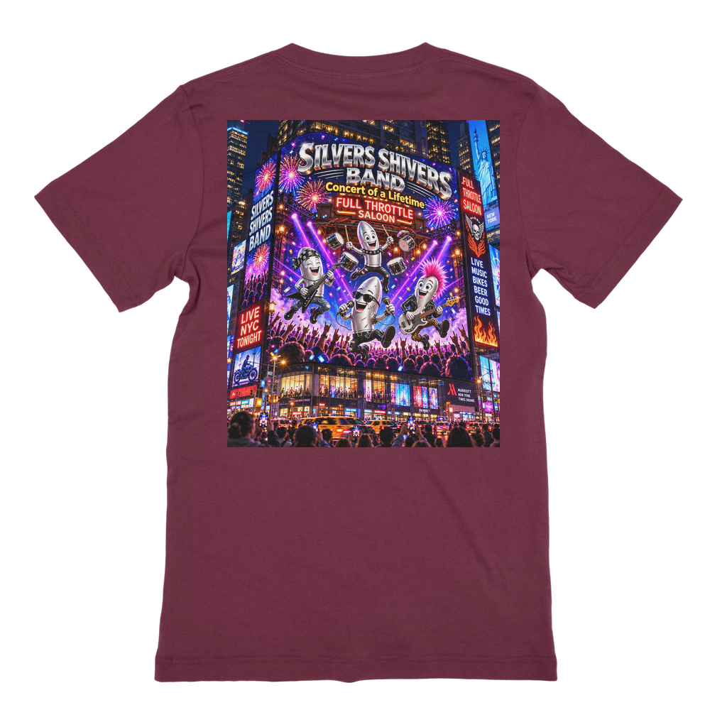 The Silver Shivers Band Unisex Cotton T-Shirt