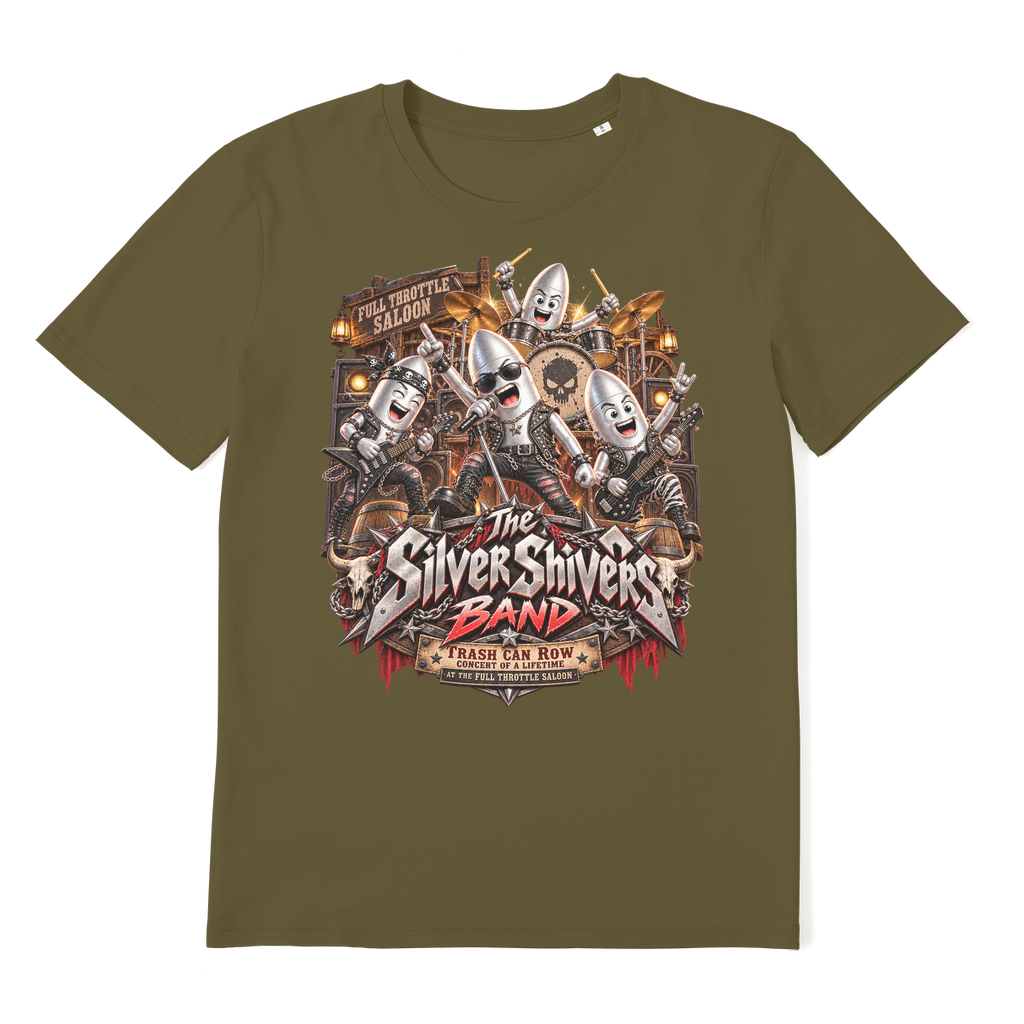 The Silver Shivers Band Premium Organic Adult T-Shirt