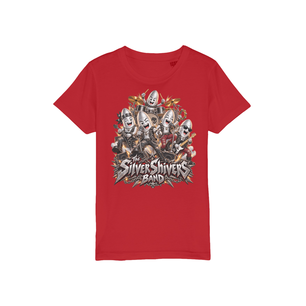 The Silver Shivers Band Organic Jersey Kids T-Shirt