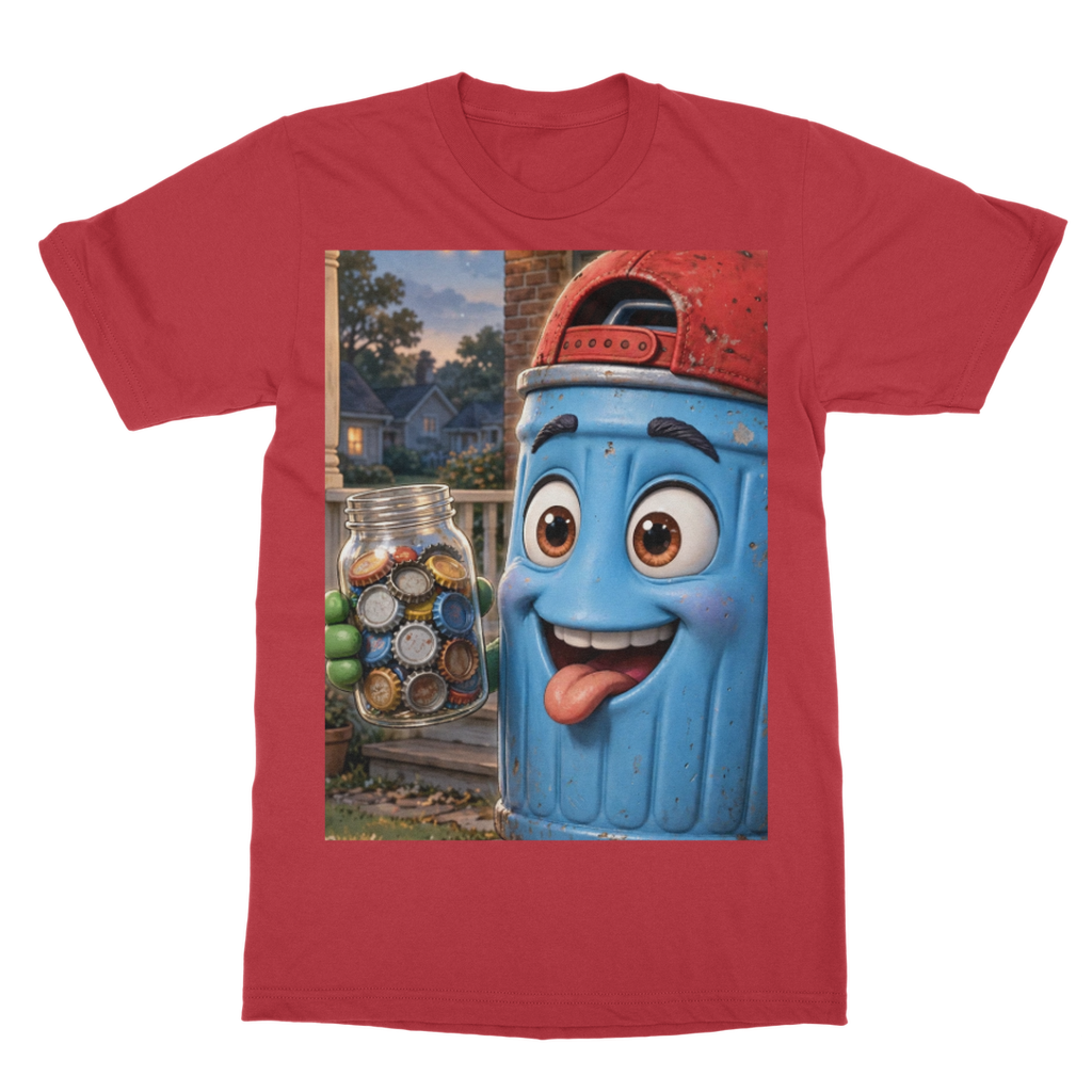 Trash Can Row T-Shirt Dress