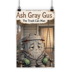 Trash Can Row Classic Poster