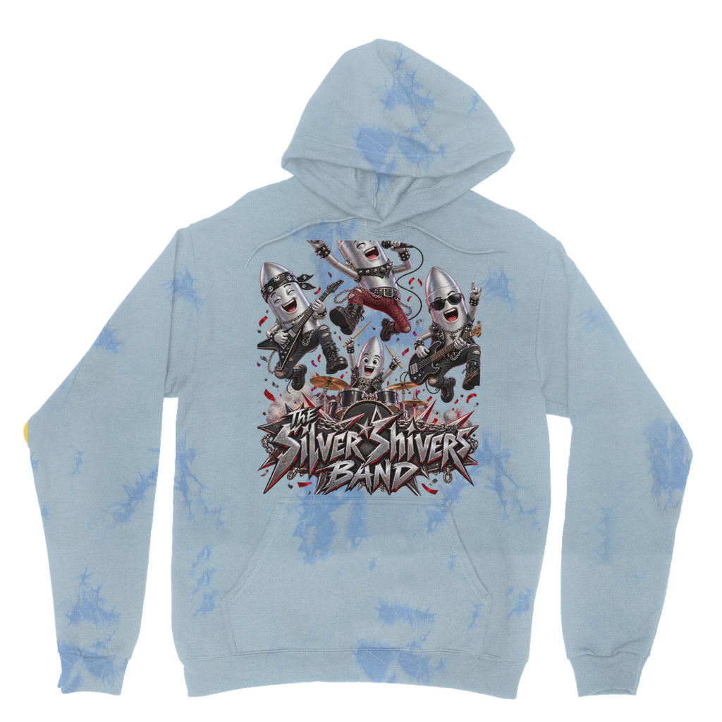 The Silver Shivers Band Tie Dye Hoodie