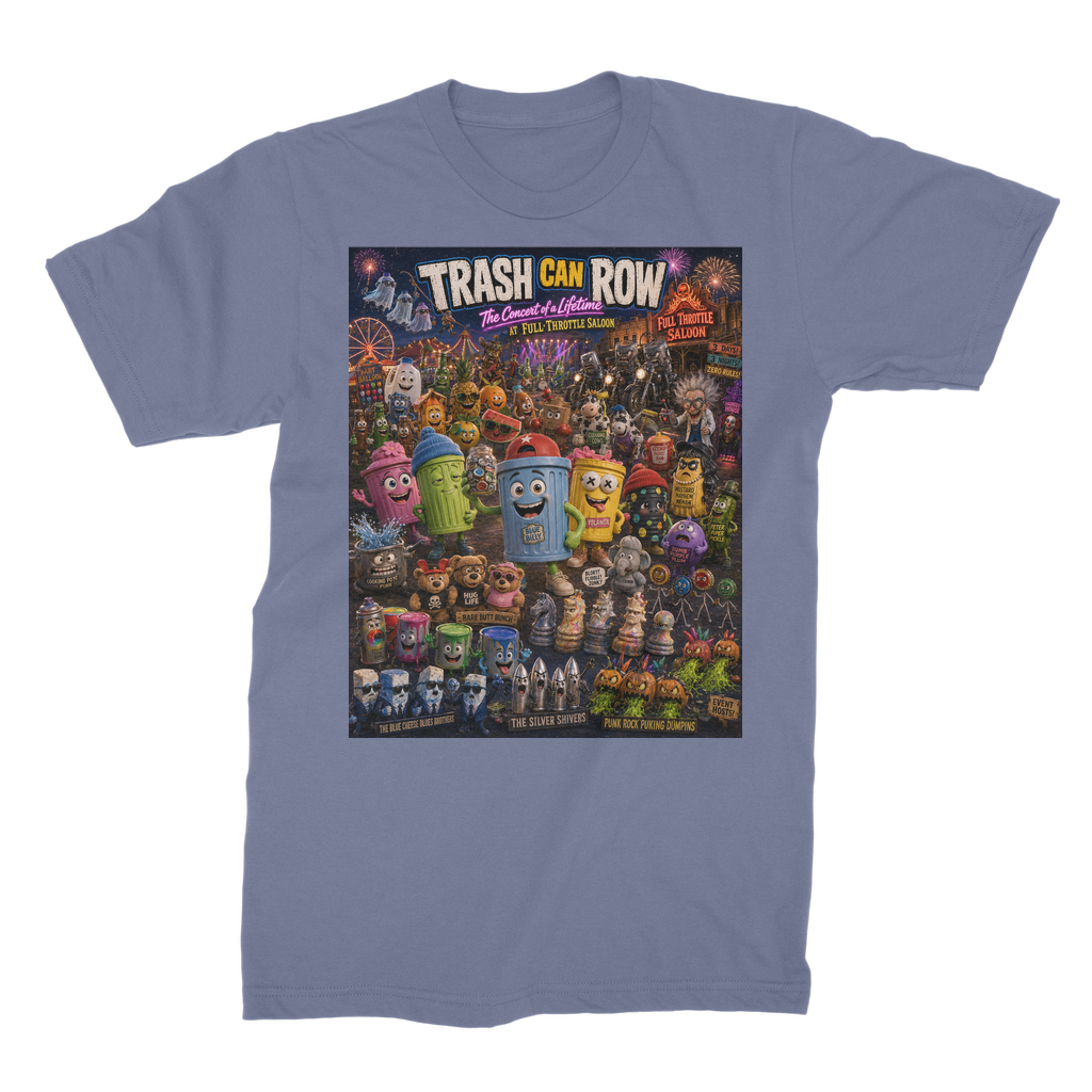 Trash Can Row: Concert for a Lifetime – Unisex Heavy Cotton T-Shirt
