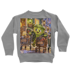 Trash Can Row Classic Kids Sweatshirt