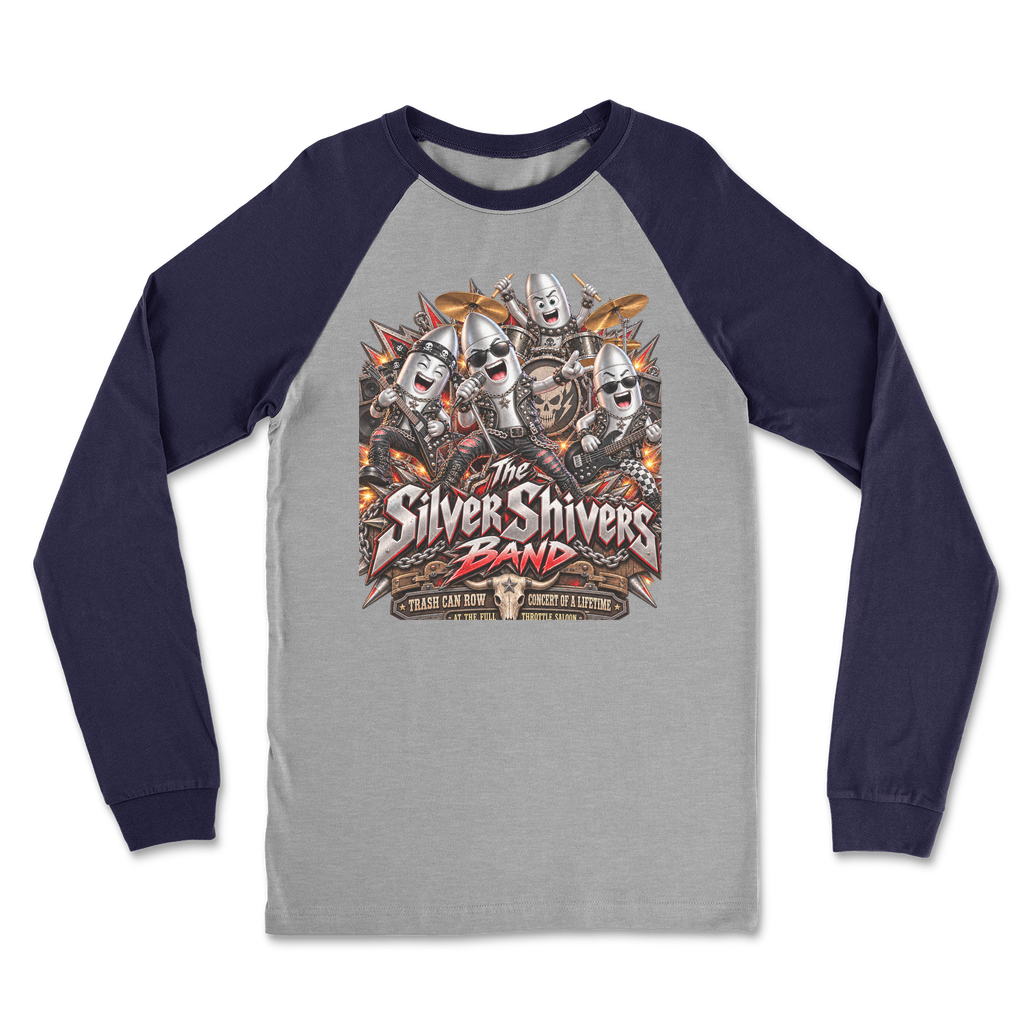 The Silver Shivers Band Classic Raglan Long Sleeve Shirt