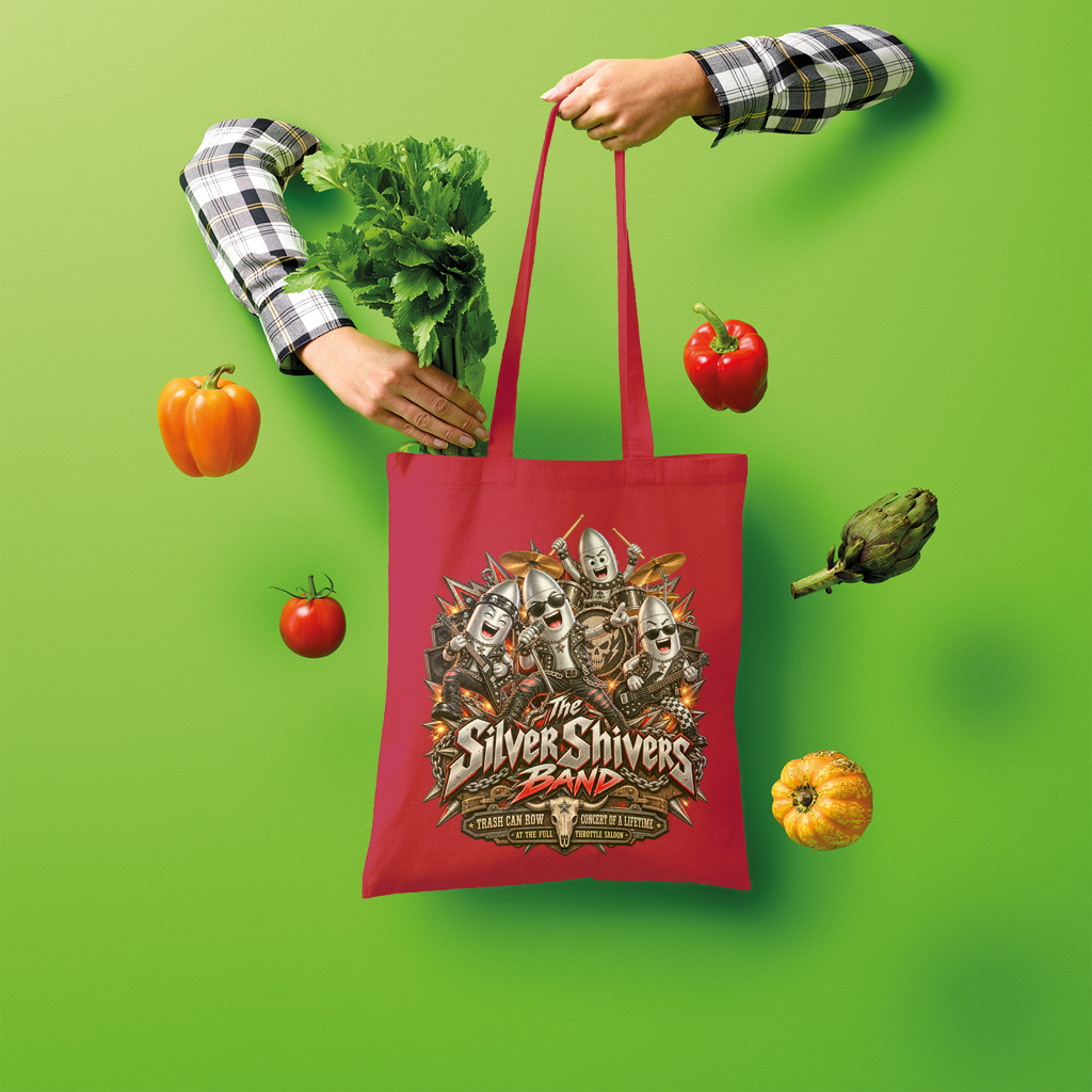 The Silver Shivers Band Shopper Tote Bag