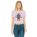 ANGRY CAN MAN 2.0 Classic Women's Cropped Raw Edge T-Shirt