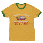 SARCASM 105 Adult Ringer T-Shirt