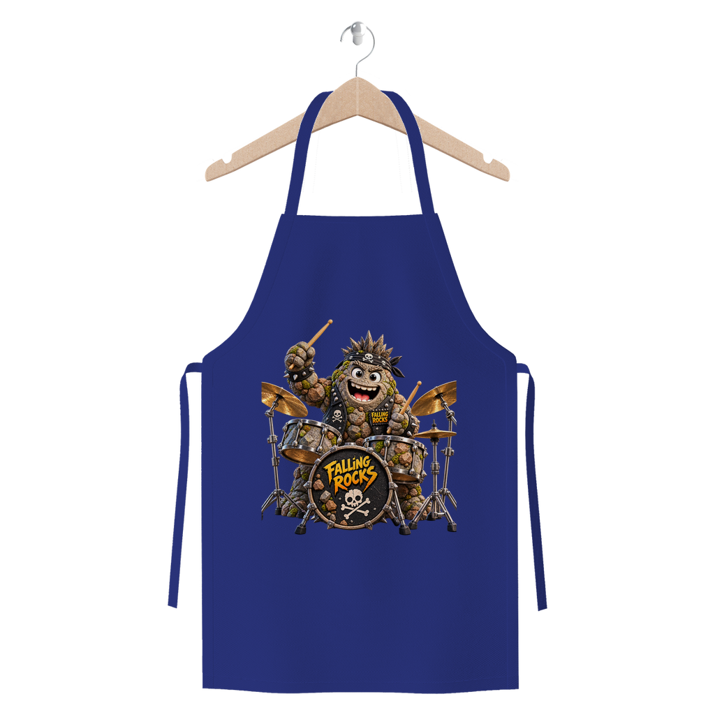 Falling Rocks COllection Premium Jersey Apron