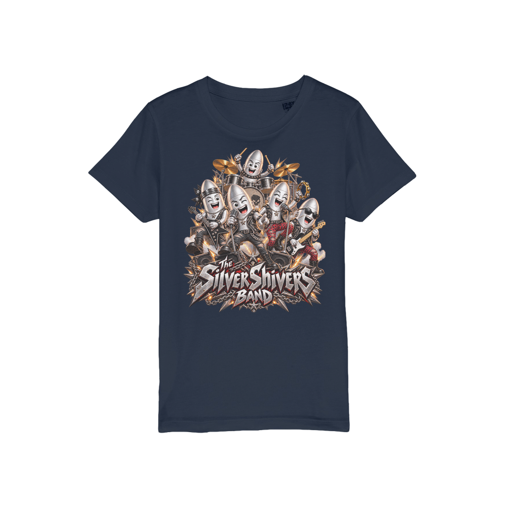 The Silver Shivers Band Organic Jersey Kids T-Shirt