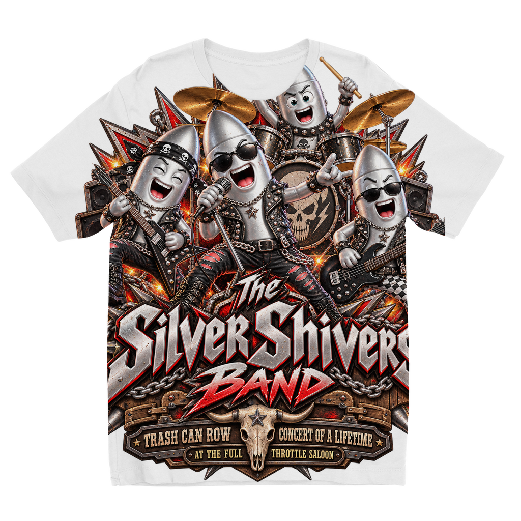 The Silver Shivers Band Sublimation Kids T-Shirt