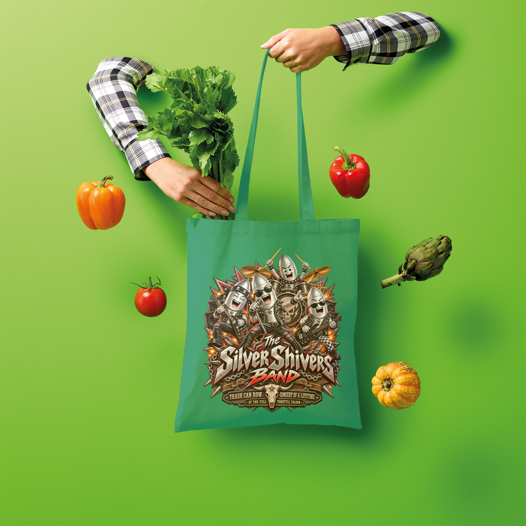 The Silver Shivers Band Shopper Tote Bag